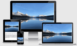 canada website home page screenshot on different devices